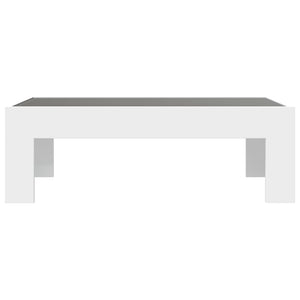 Τραπεζάκι Σαλονιού Infinity LED Λευκό 90x50x30 εκ. - Pakobazaar