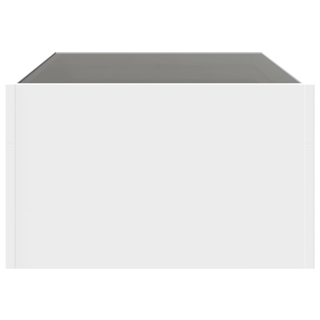 Τραπεζάκι Σαλονιού Infinity LED Λευκό 90x50x30 εκ. - Pakobazaar