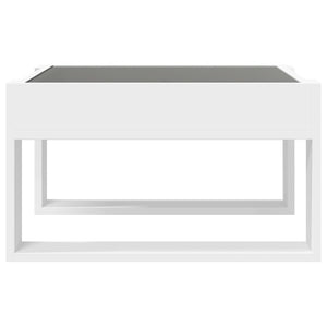 Τραπεζάκι Σαλονιού Infinity LED Λευκό 50x53x30 εκ. - Pakobazaar