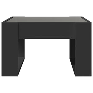 Τραπεζάκι Σαλονιού Infinity LED Μαύρο 50x53x30 εκ. - Pakobazaar