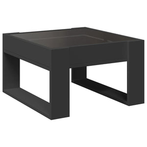 Τραπεζάκι Σαλονιού Infinity LED Μαύρο 50x53x30 εκ. - Pakobazaar