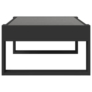 Τραπεζάκι Σαλονιού Infinity LED Μαύρο 90x53x30 εκ.