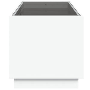 Τραπεζάκι Σαλονιού Infinity LED Λευκό 70x50x50 εκ. - Pakobazaar