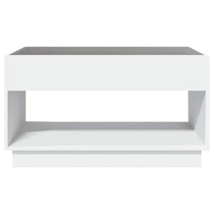 Τραπεζάκι Σαλονιού Infinity LED Λευκό 90x50x50 εκ. - Pakobazaar