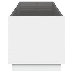 Τραπεζάκι Σαλονιού Infinity LED Λευκό 90x50x50 εκ. - Pakobazaar