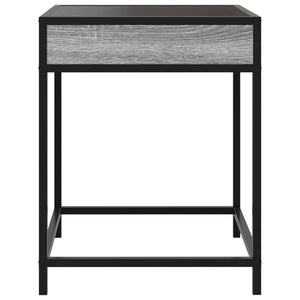Τραπεζάκι Άπειρο Φως LED Γκρι Sonoma 40x40x51 εκ. - Pakobazaar