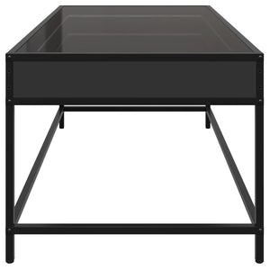 Τραπεζάκι Σαλονιού Infinity LED Μαύρο 90x50x41 εκ. - Pakobazaar