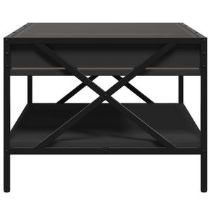 Τραπεζάκι Σαλονιού Infinity LED Μαύρο 70x50x38 εκ. - Pakobazaar