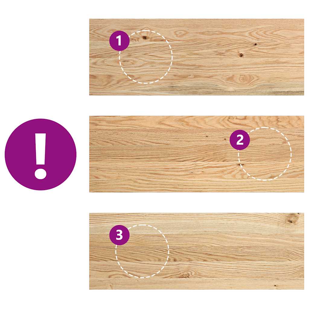 Πατάκια Σκάλας 4 τεμ. από Ακατέργαστο Μασίφ Ξύλο Δρυός