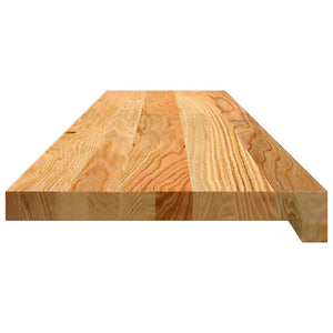 Πατάκια Σκάλας 4 τεμ. Ανοιχτό Καφέ 110x30x2 cm Ξύλο Δρυός - Pakobazaar