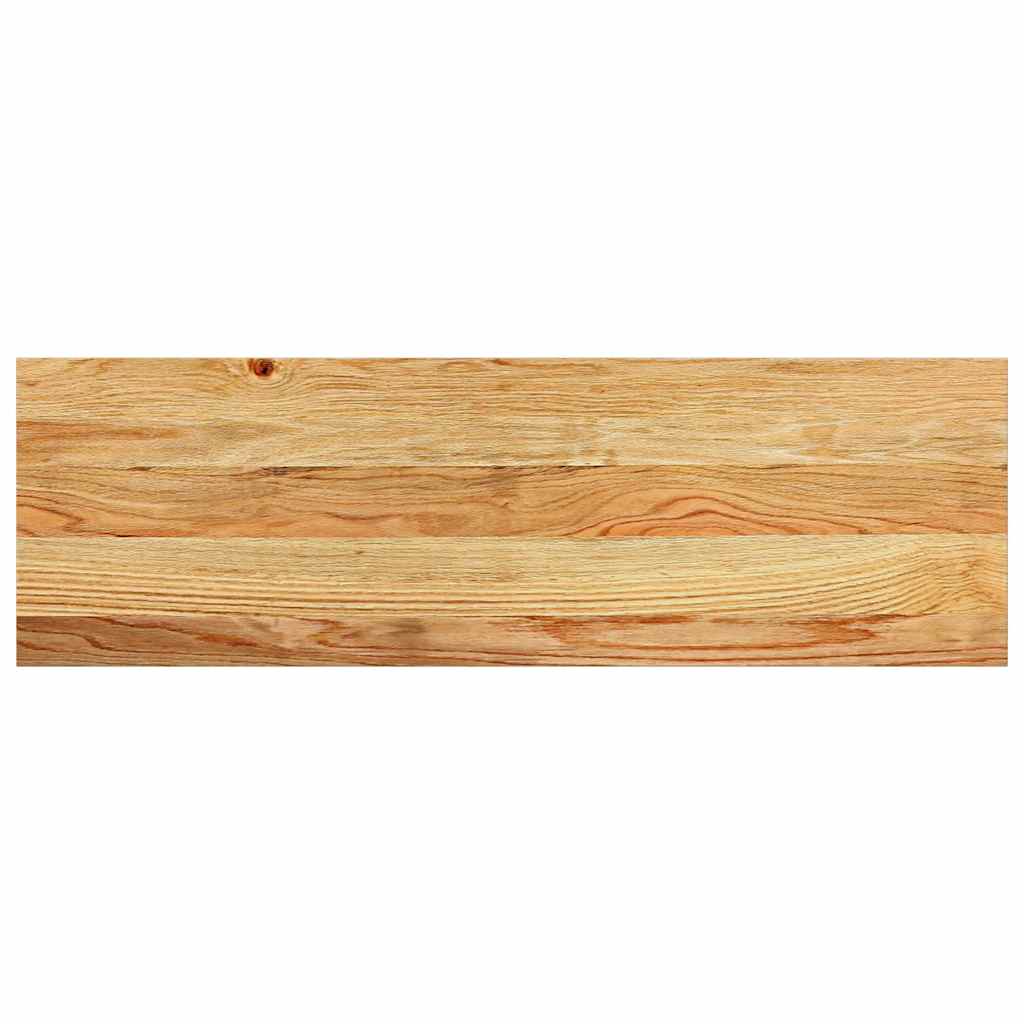 Πατάκια Σκάλας 8 τεμ. Ανοιχτό Καφέ 80x30x2 cm Ξύλο Δρυός - Pakobazaar