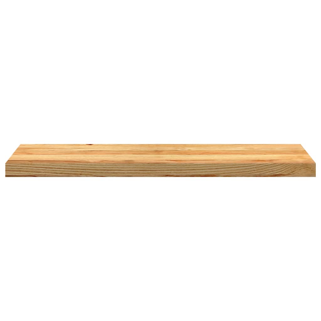 Πατάκια Σκάλας 12 τεμ. Ανοιχτό Καφέ 90x25x2 cm Ξύλο Δρυός