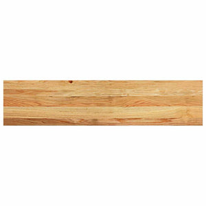 Πατάκια Σκάλας 12 τεμ. Ανοιχτό Καφέ 110x25x2 cm Ξύλο Δρυός