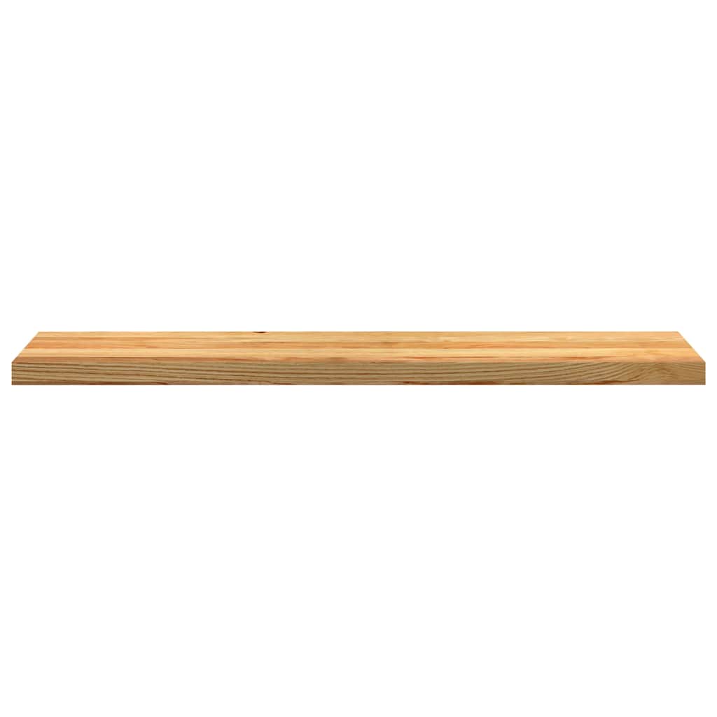 Πατάκια Σκάλας 12 τεμ. Ανοιχτό Καφέ 120x25x2 cm Ξύλο Δρυός