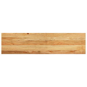Πατάκια Σκάλας 12 τεμ. Ανοιχτό Καφέ 70x30x2 cm Ξύλο Δρυός - Pakobazaar