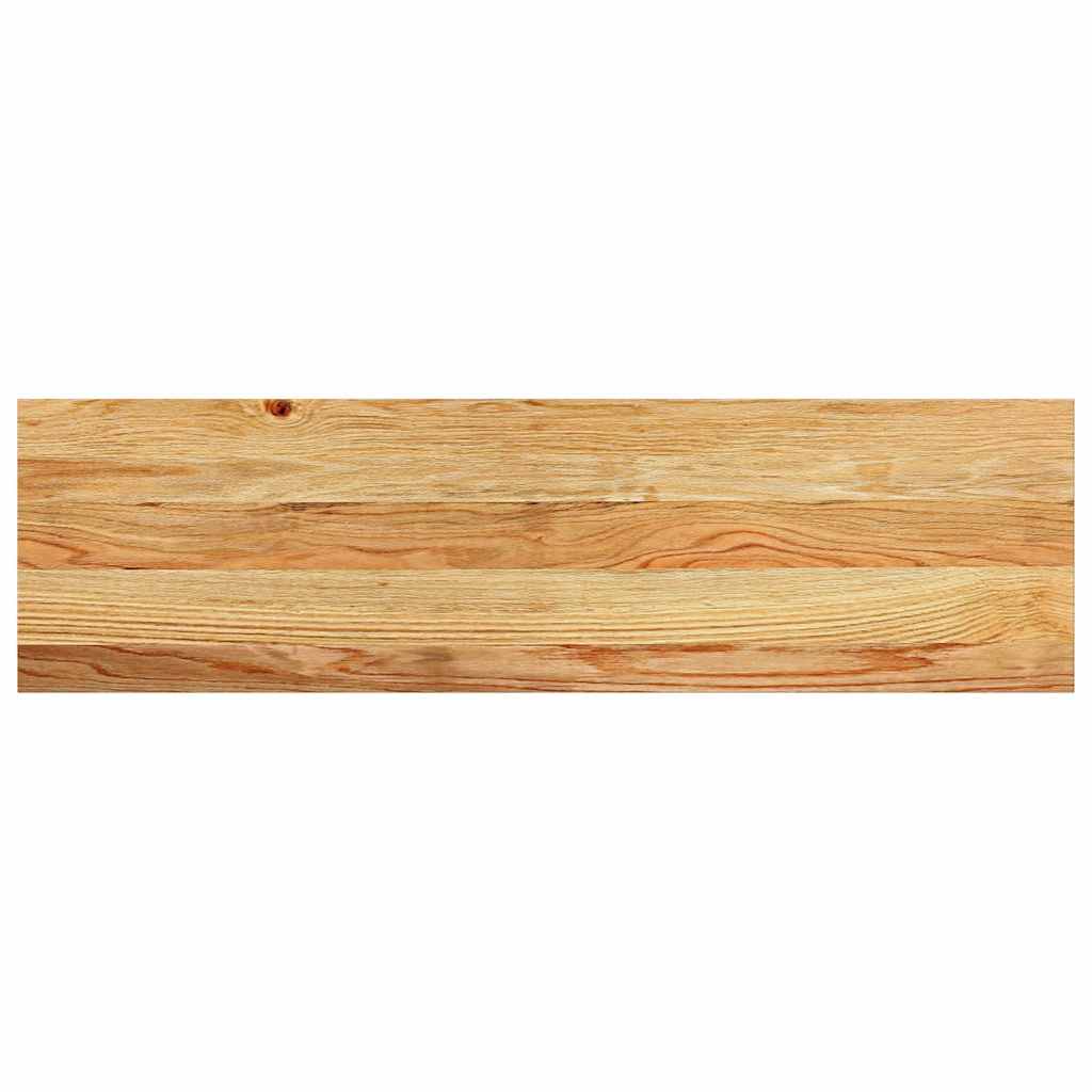 Πατάκια Σκάλας 12 τεμ. Ανοιχτό Καφέ 90x30x2 cm Ξύλο Δρυός