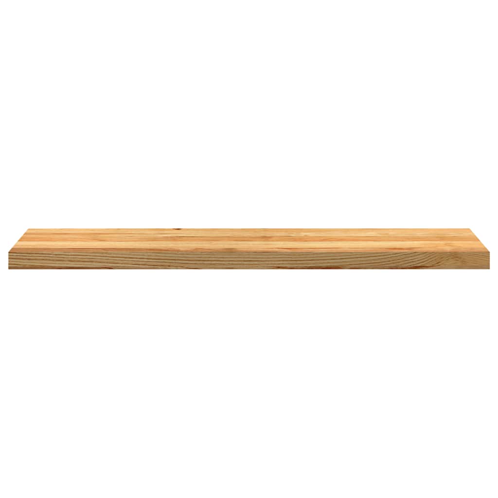 Πατάκια Σκάλας 12 τεμ. Ανοιχτό Καφέ 110x30x2 cm Ξύλο Δρυός - Pakobazaar