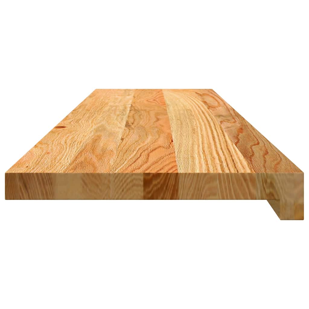 Πατάκια Σκάλας 16 τεμ. Ανοιχτό Καφέ 100x25x2 cm Ξύλο Δρυός