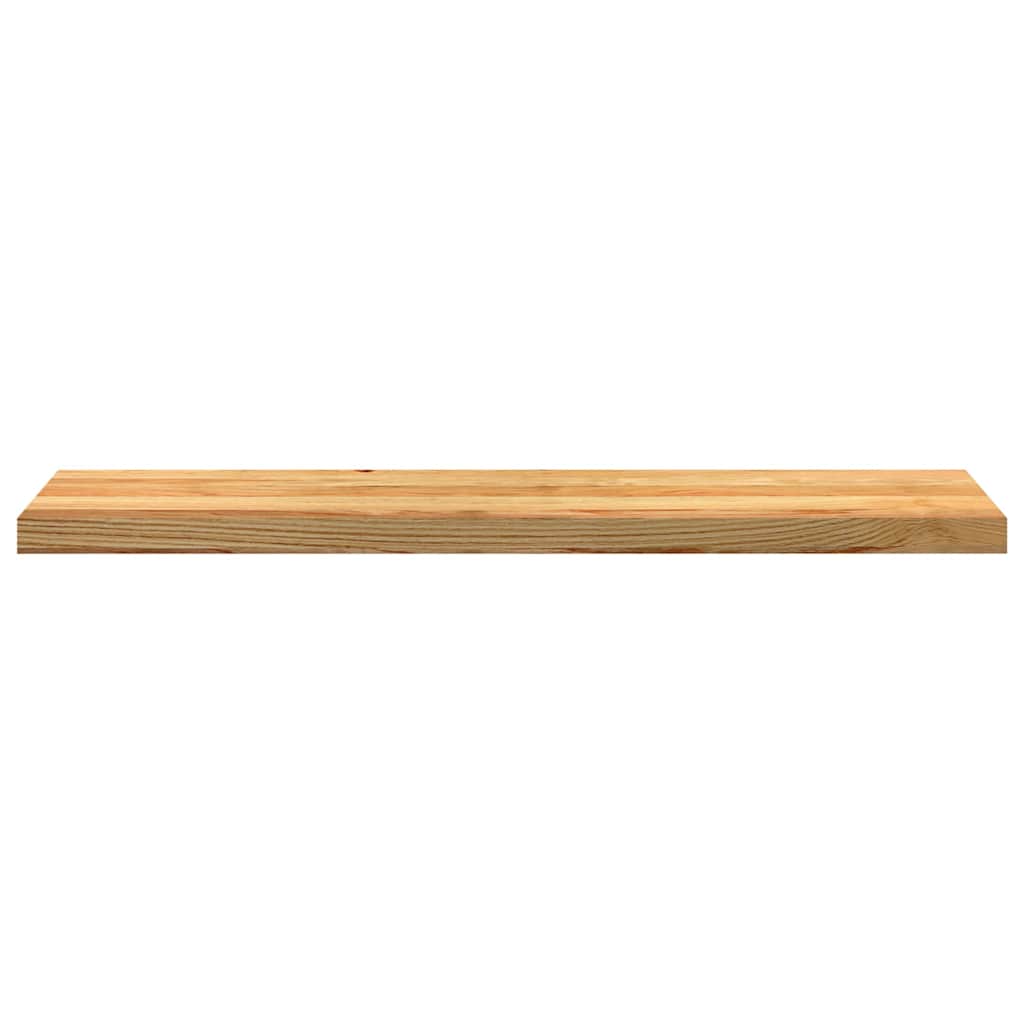 Πατάκια Σκάλας 16 τεμ. Ανοιχτό Καφέ 110x25x2 cm Ξύλο Δρυός