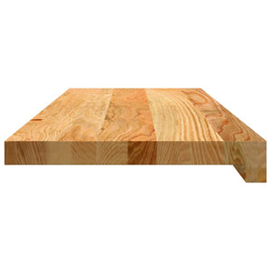 Πατάκια Σκάλας 16 τεμ. Ανοιχτό Καφέ 70x30x2 cm Ξύλο Δρυός - Pakobazaar