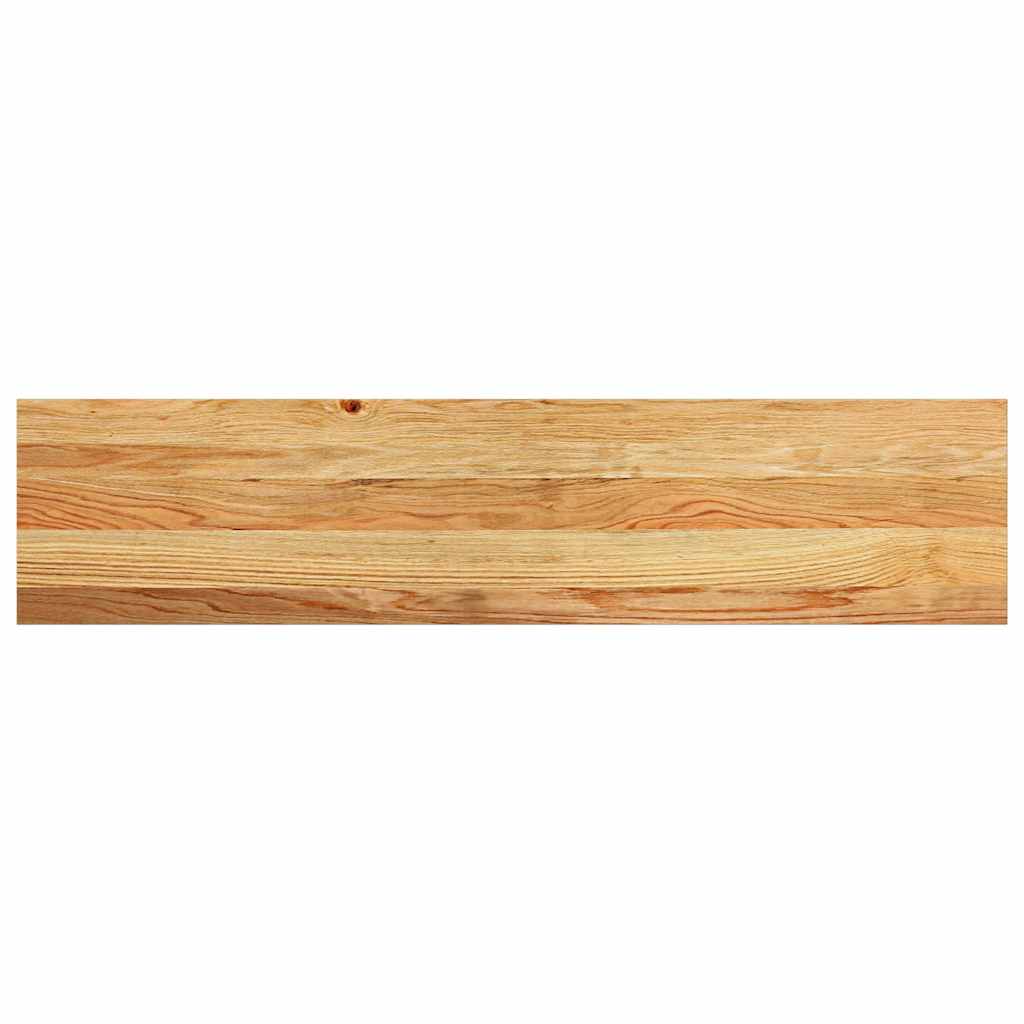 Πατάκια Σκάλας 16 τεμ. Ανοιχτό Καφέ 110x30x2 cm Ξύλο Δρυός - Pakobazaar