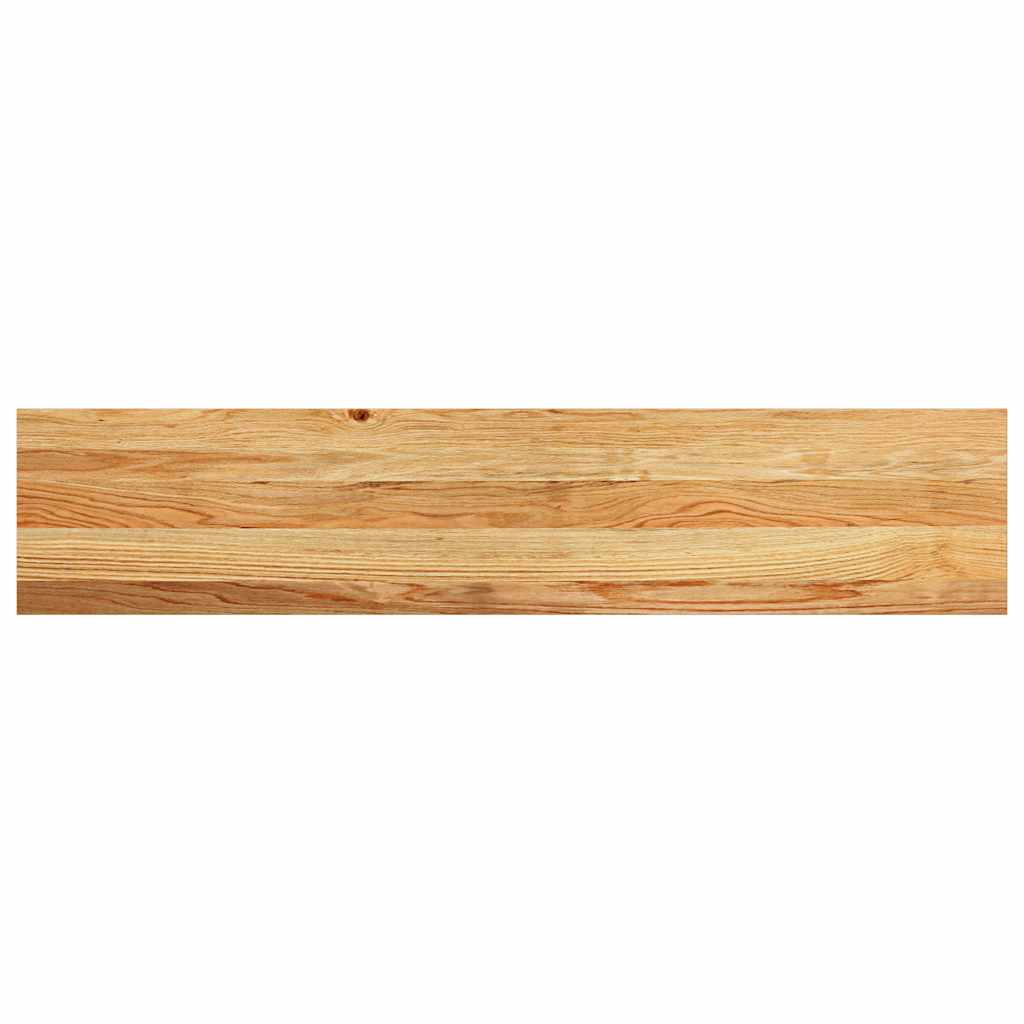 Πατάκια Σκάλας 20 τεμ. Ανοιχτό Καφέ 120x25x2 cm Ξύλο Δρυός