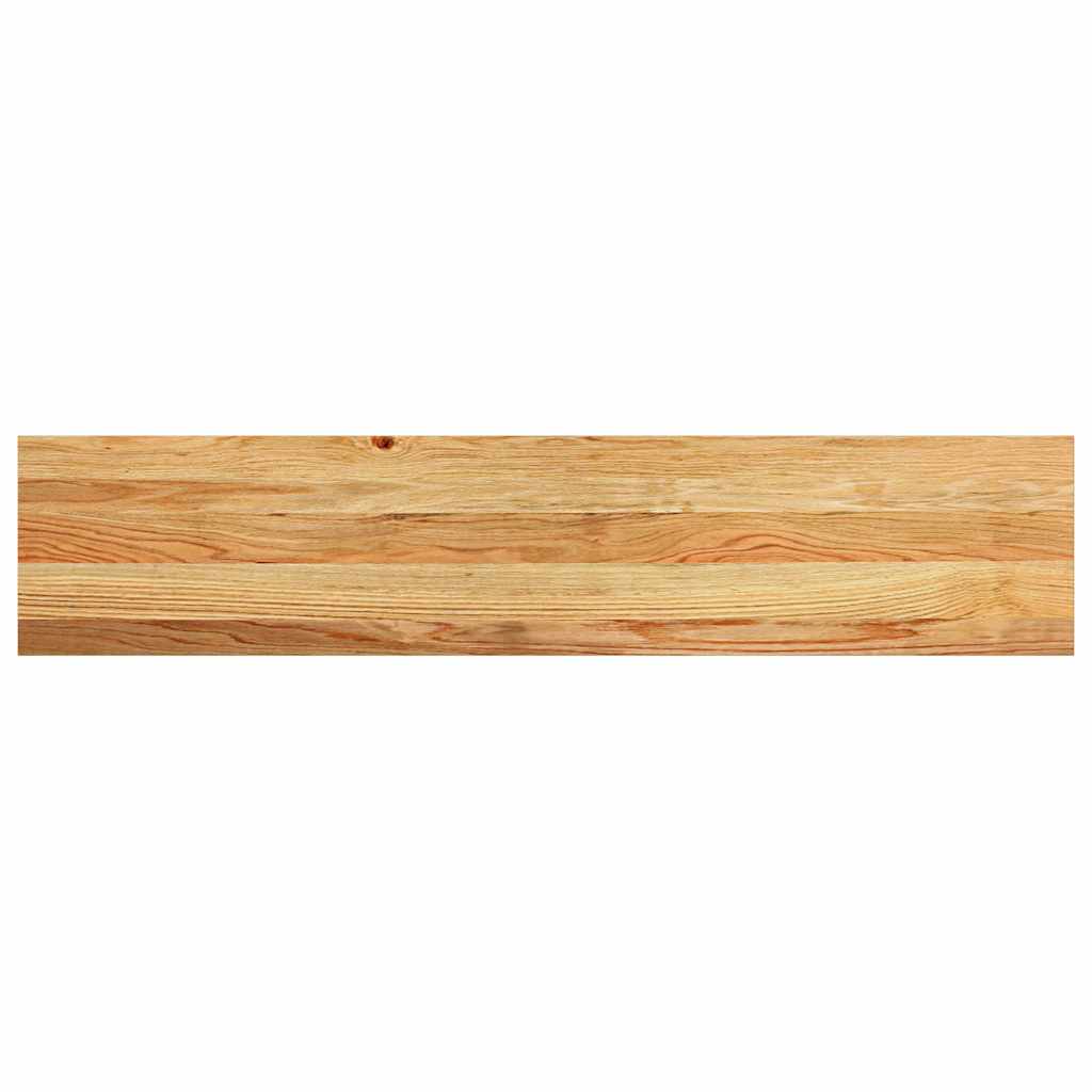 Πατάκια Σκάλας 20 τεμ. Ανοιχτό Καφέ 120x30x2 cm Ξύλο Δρυός