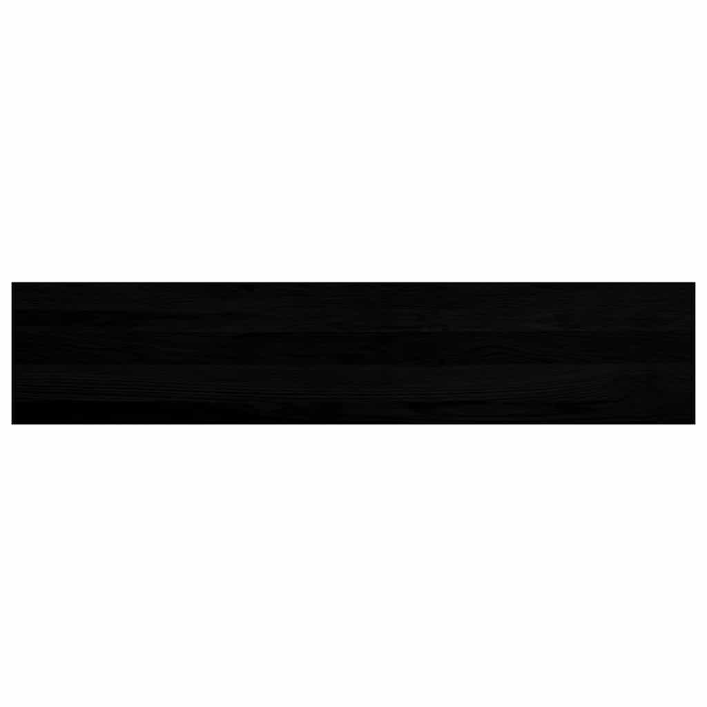 Πατάκια Σκάλας 4 τεμ. Σκούρο Καφέ 120x30x2 cm Ξύλο Δρυός