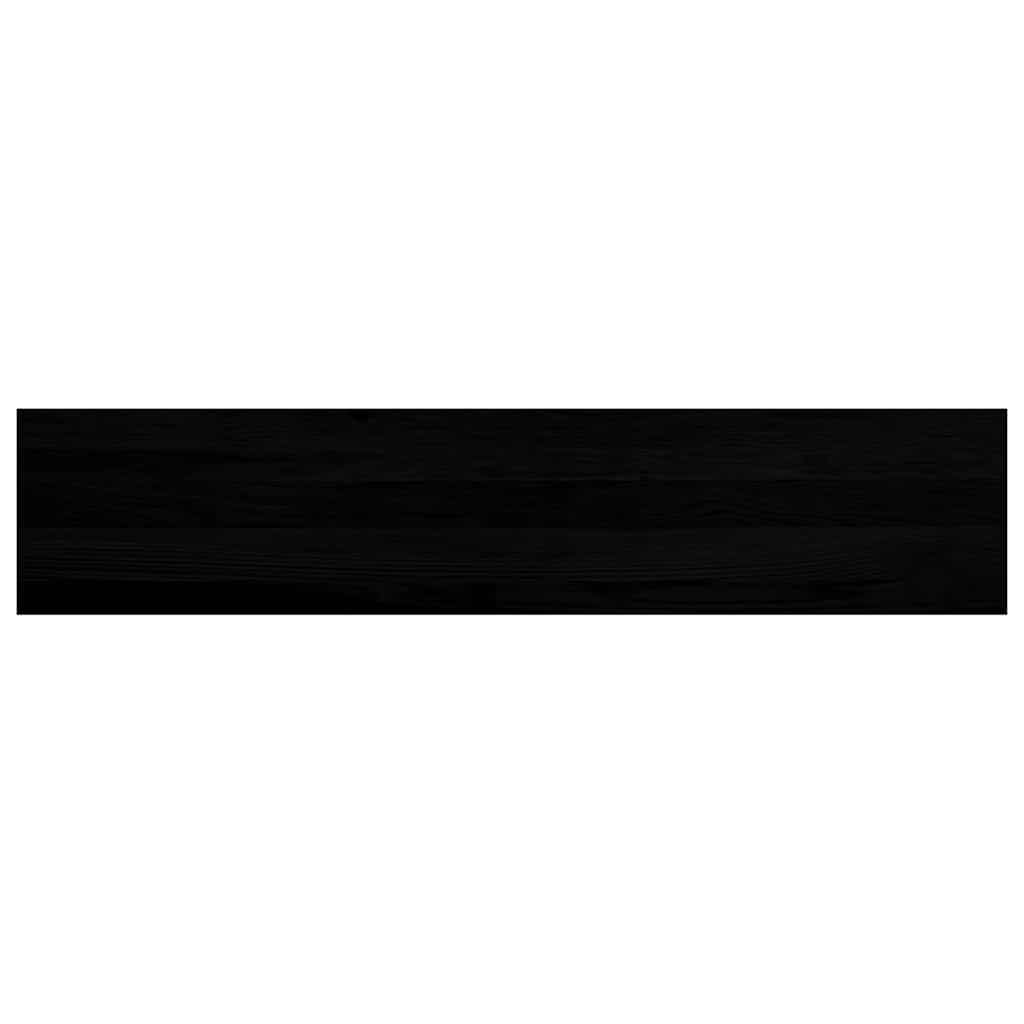 Πατάκια Σκάλας 8 τεμ. Σκούρο Καφέ 120x30x2 cm Ξύλο Δρυός - Pakobazaar