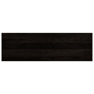 Πέλματα Σκάλας 12 τεμάχια Καφέ-Μαύρο 80x25x2cm Ξύλο μασίφ δρυς