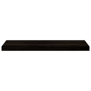 Πέλματα Σκάλας 12 τεμάχια Καφέ-Μαύρο 80x25x2cm Ξύλο μασίφ δρυς