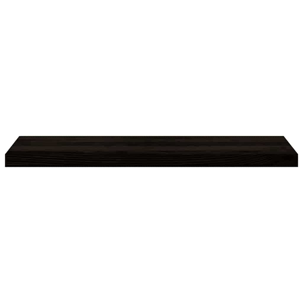 Πέλματα Σκάλας 12 τεμάχια Καφέ-Μαύρο 90x25x2cm Ξύλο μασίφ δρυς