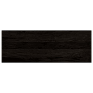 Πέλματα Σκάλας 16 τμχ Καφέ-Μαύρο 70x25x2 cm Ξύλο μασίφ δρυς