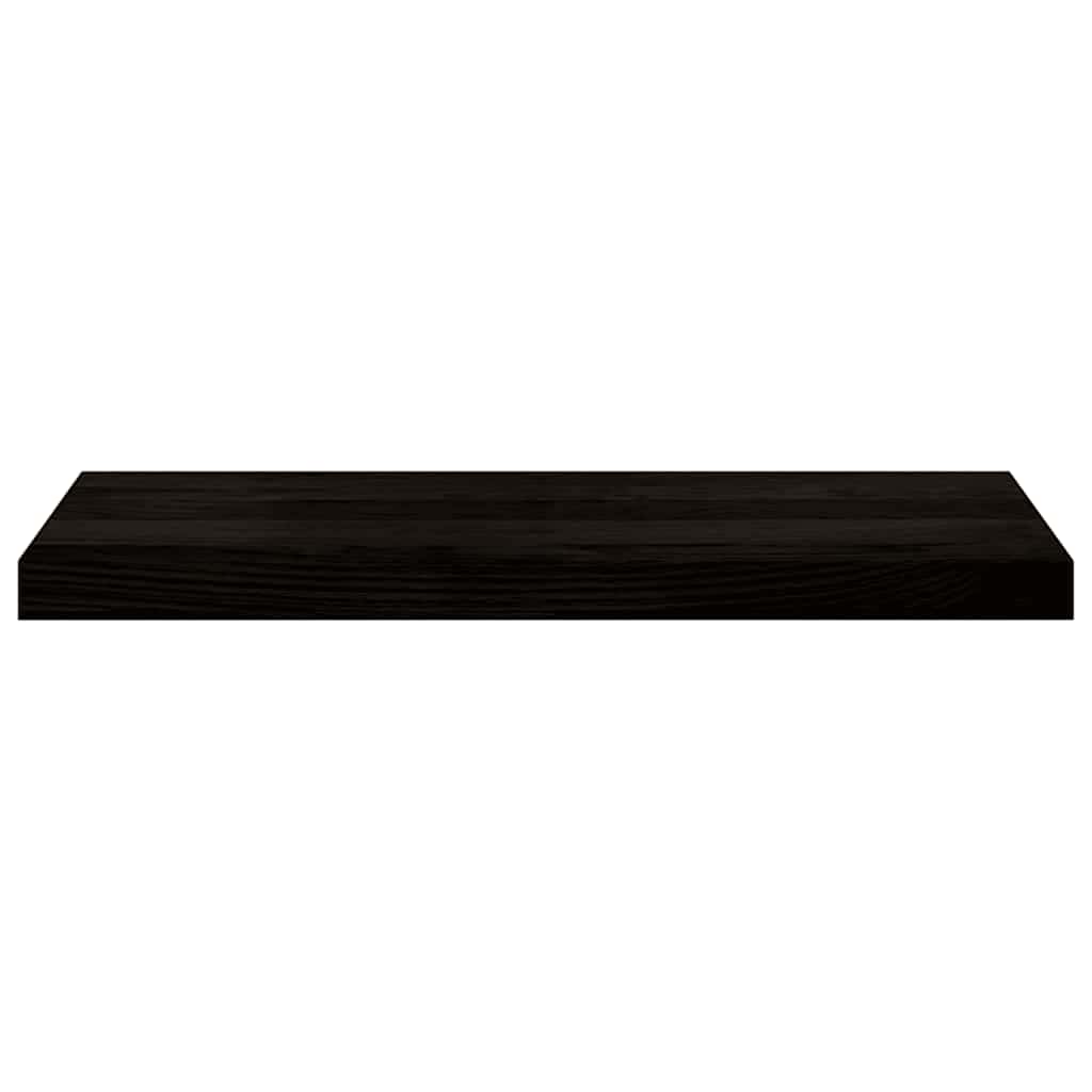 Πέλματα Σκάλας 16 τμχ Καφέ-Μαύρο 70x25x2 cm Ξύλο μασίφ δρυς