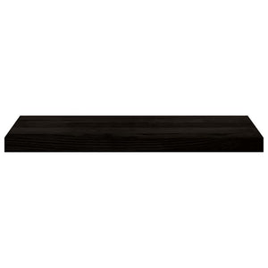 Πέλματα Σκάλας 16 τμχ Καφέ-Μαύρο 70x25x2 cm Ξύλο μασίφ δρυς