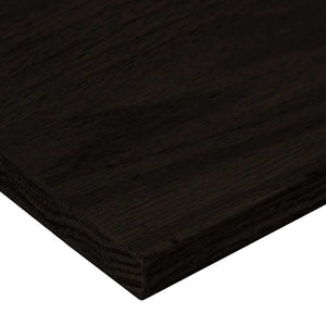 Πέλματα Σκάλας 16 τμχ Καφέ-Μαύρο 90x25x2 cm Ξύλο μασίφ δρυς