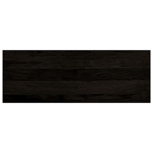 Πέλματα Σκάλας 16 τμχ Καφέ-Μαύρο 70x30x2 cm Ξύλο μασίφ δρυς - Pakobazaar