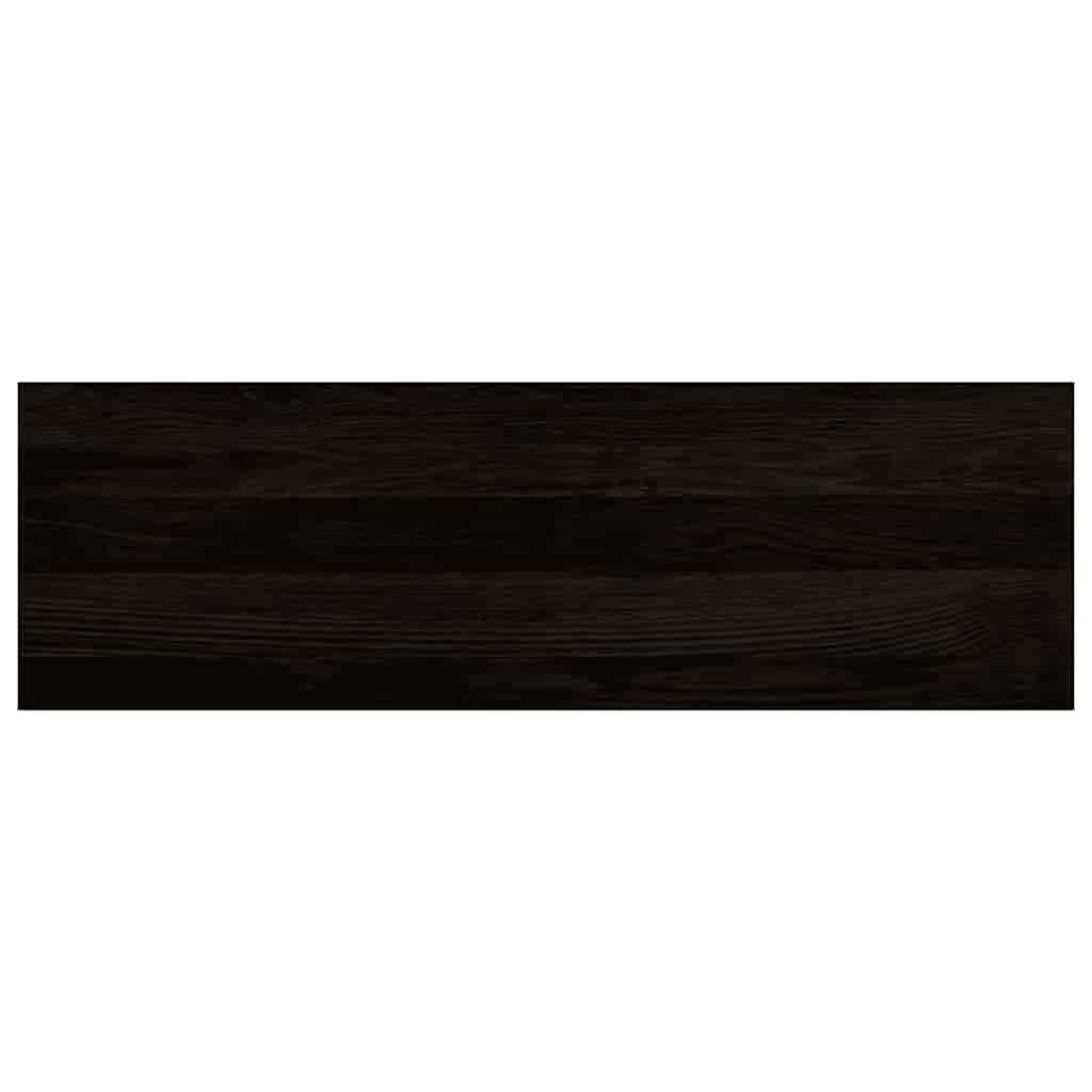 Πέλματα Σκάλας 16 τμχ Σκούρο καφέ 80x30x2 cm Ξύλο μασίφ δρυς