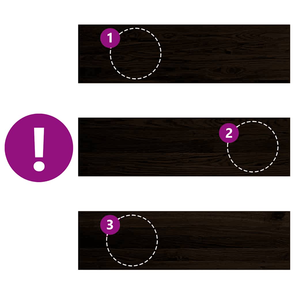 Πέλματα Σκάλας 16 τμχ Σκούρο καφέ 90x30x2 cm Στερεό ξύλο δρυός - Pakobazaar