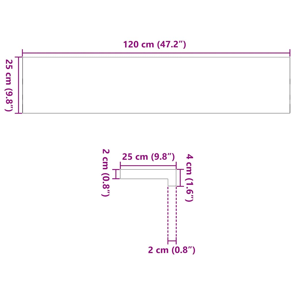 Πατάκια Σκάλας 20 τεμ. Σκούρο Καφέ 120x25x2 cm Ξύλο Δρυός
