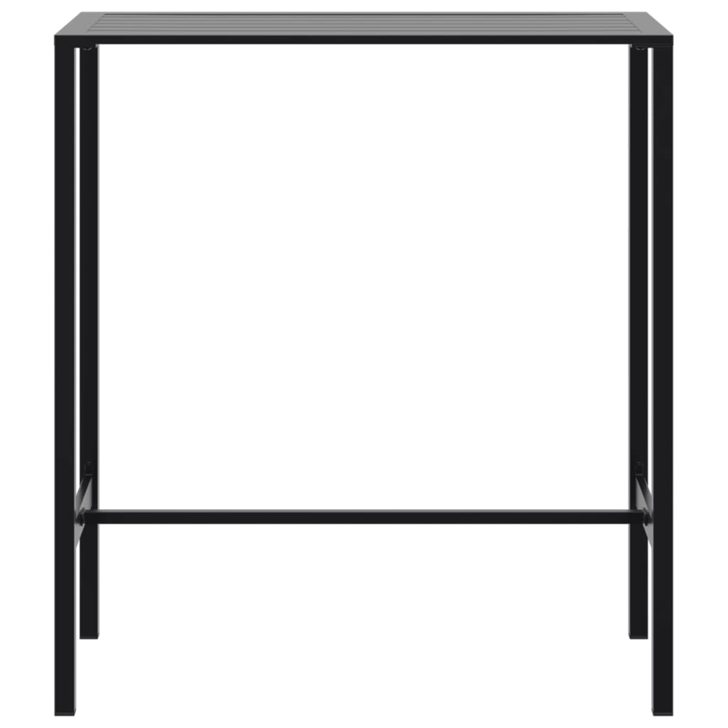 Μπαρ Κήπου Σετ 5Τεμ. Μαύρο Ατσάλι με Ηλεκτρ. Βαφή - Pakobazaar