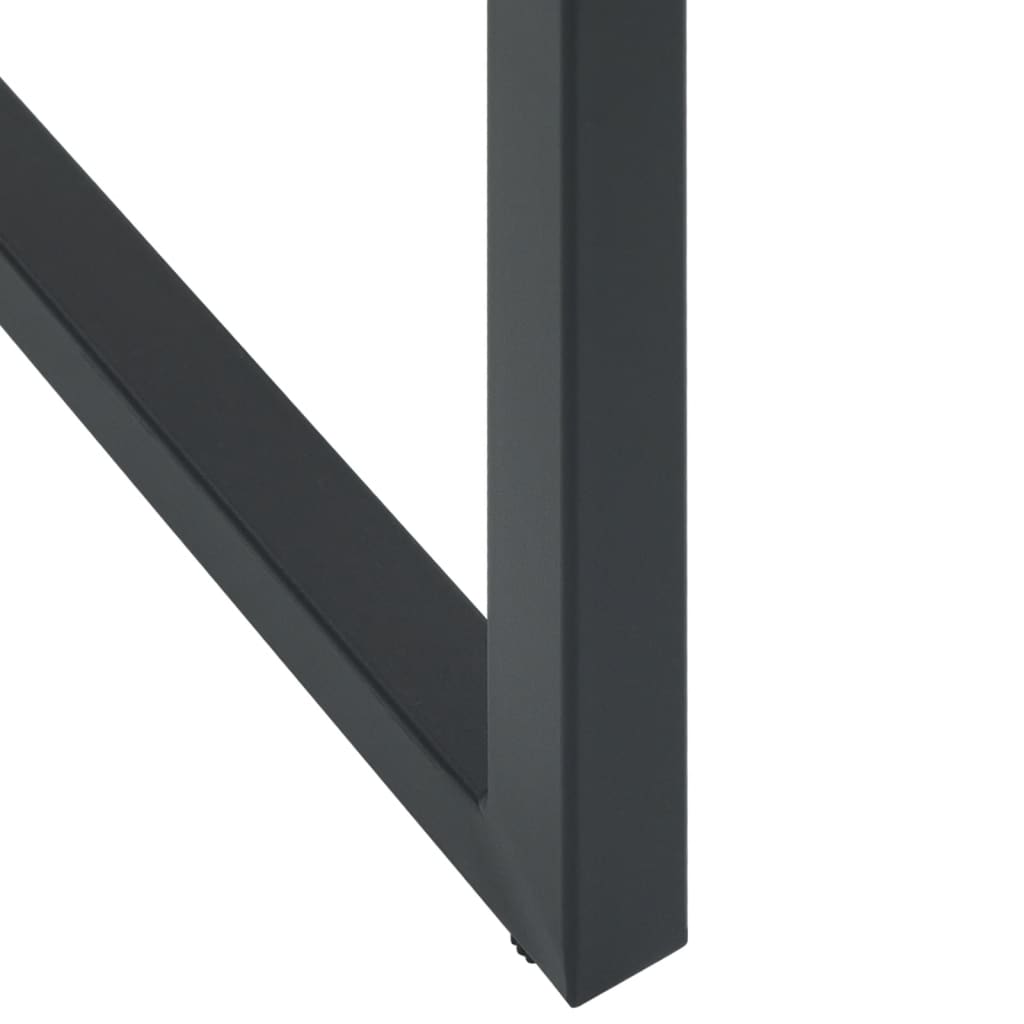 Μπαρ Κήπου Σετ 5Τεμ. Μαύρο Ατσάλι με Ηλεκτρ. Βαφή - Pakobazaar