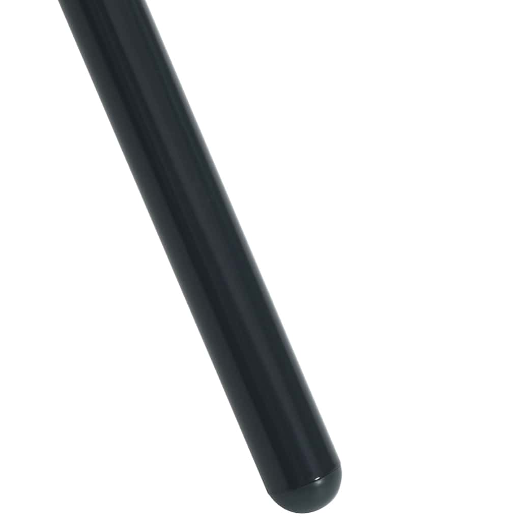 Καρέκλες Κήπου Στοιβ. Σετ 5 Τεμ. Ανθρακί Ατσάλι με Ηλ. Πούδρα