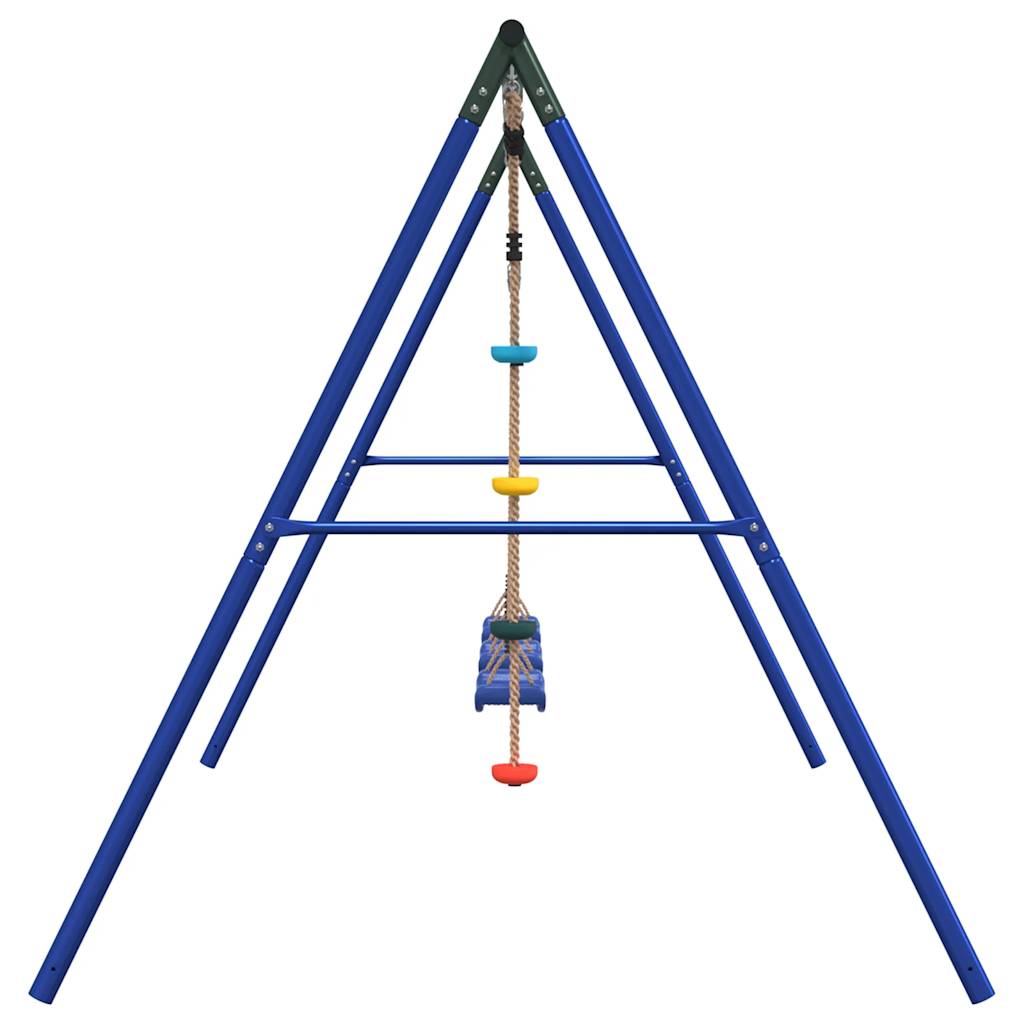Κούνια Εξωτερικού Χώρου Σετ με Κούνιες και Στρογγυλή Κούνια - Pakobazaar