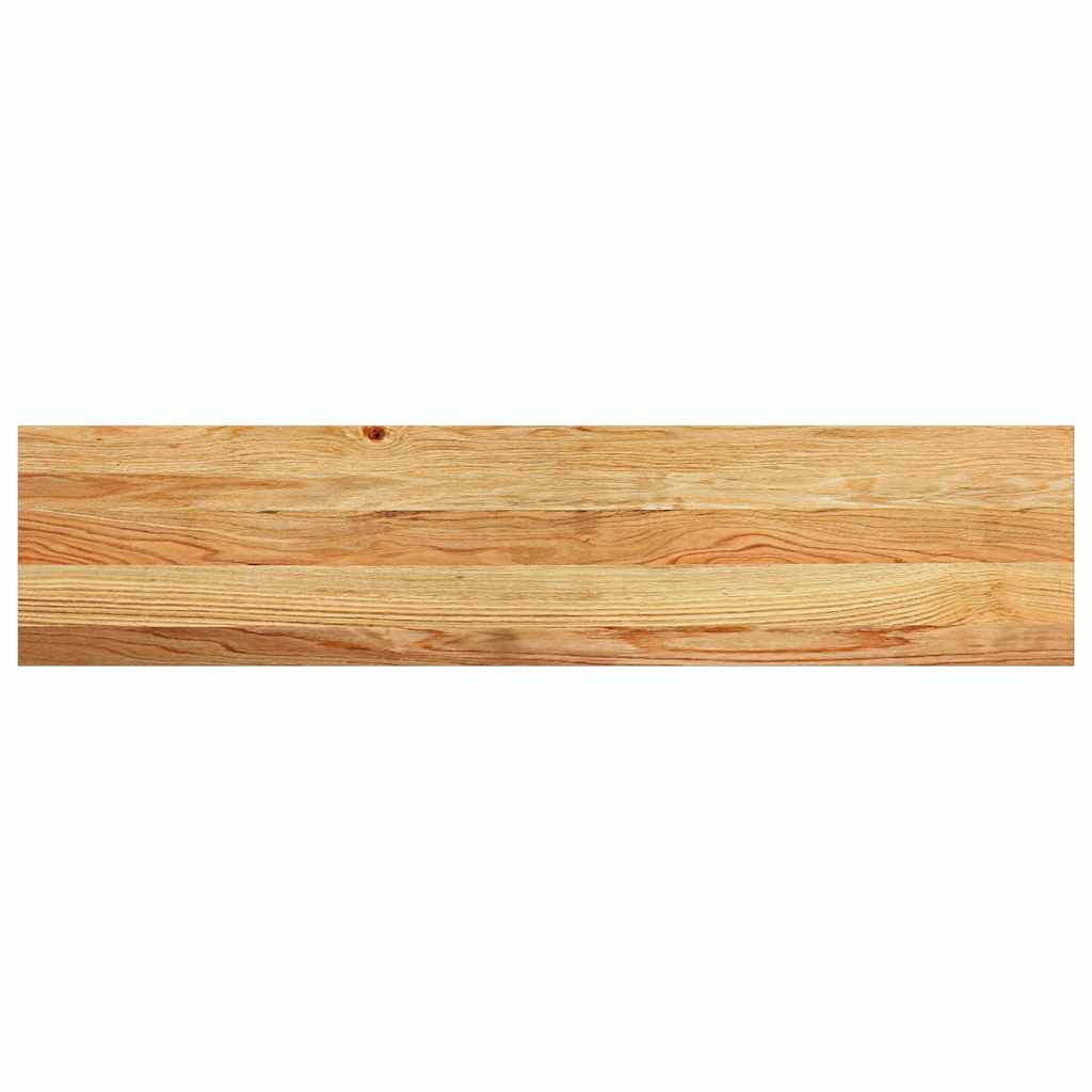 Πατάκια Σκάλας 2 τεμ. Ανοιχτό Καφέ 110x30x2 cm Ξύλο Δρυός - Pakobazaar