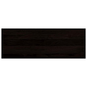 Πέλματα Σκάλας 2 τεμάχια Καφέ-Μαύρο 70x30x2 cm μασίφ ξύλο δρυς