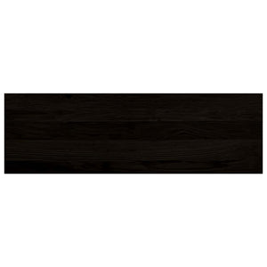 Πέλματα Σκάλας 2 τεμάχια Καφέ-Μαύρο 80x30x2 cm Ξύλο μασίφ δρυς