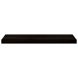 Πέλματα Σκάλας 2 τεμάχια Καφέ-Μαύρο 80x30x2 cm Ξύλο μασίφ δρυς