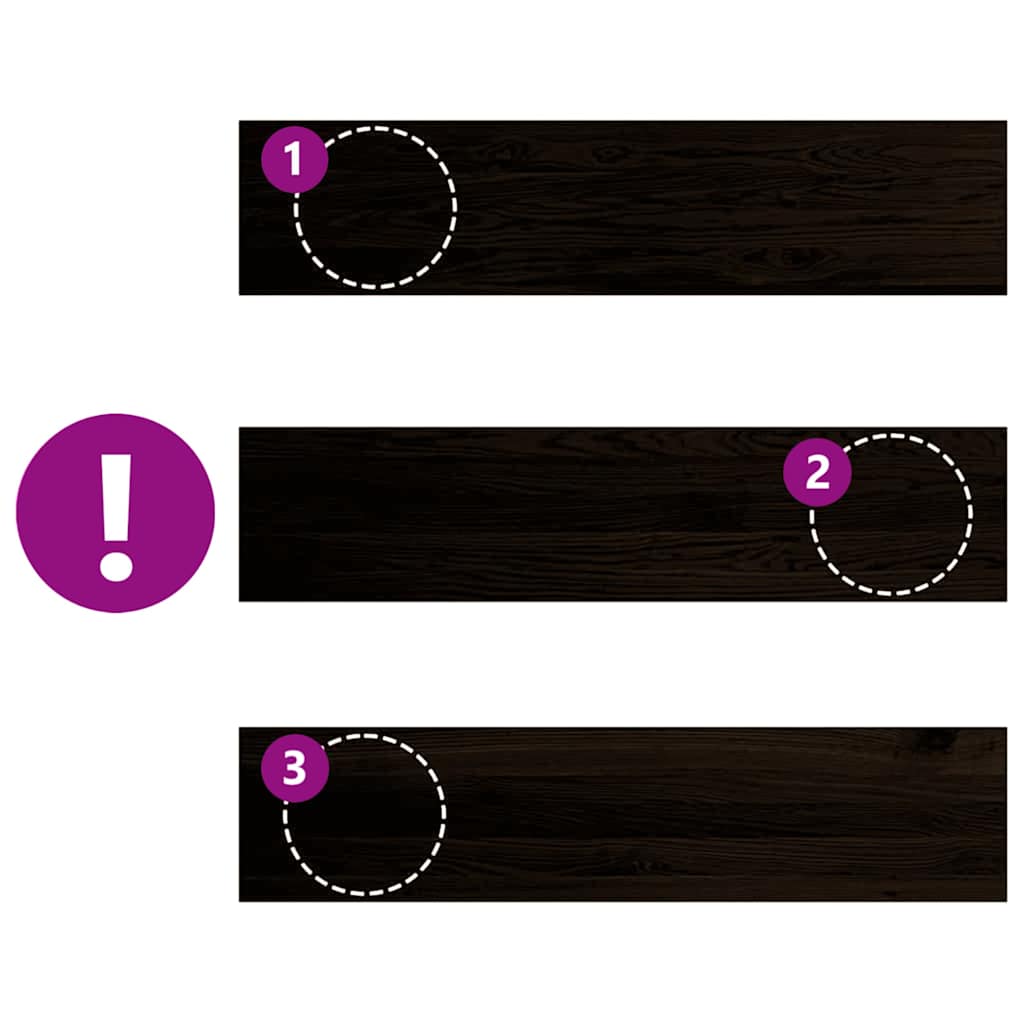 Πέλματα Σκάλας 2 τεμάχια Σκούρο καφέ 110x30x2cm μασίφ ξύλο δρυς