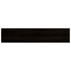 Πέλματα Σκάλας 2 τεμάχια Καφέ-Μαύρο 120x30x2cm Ξύλο μασίφ δρυς